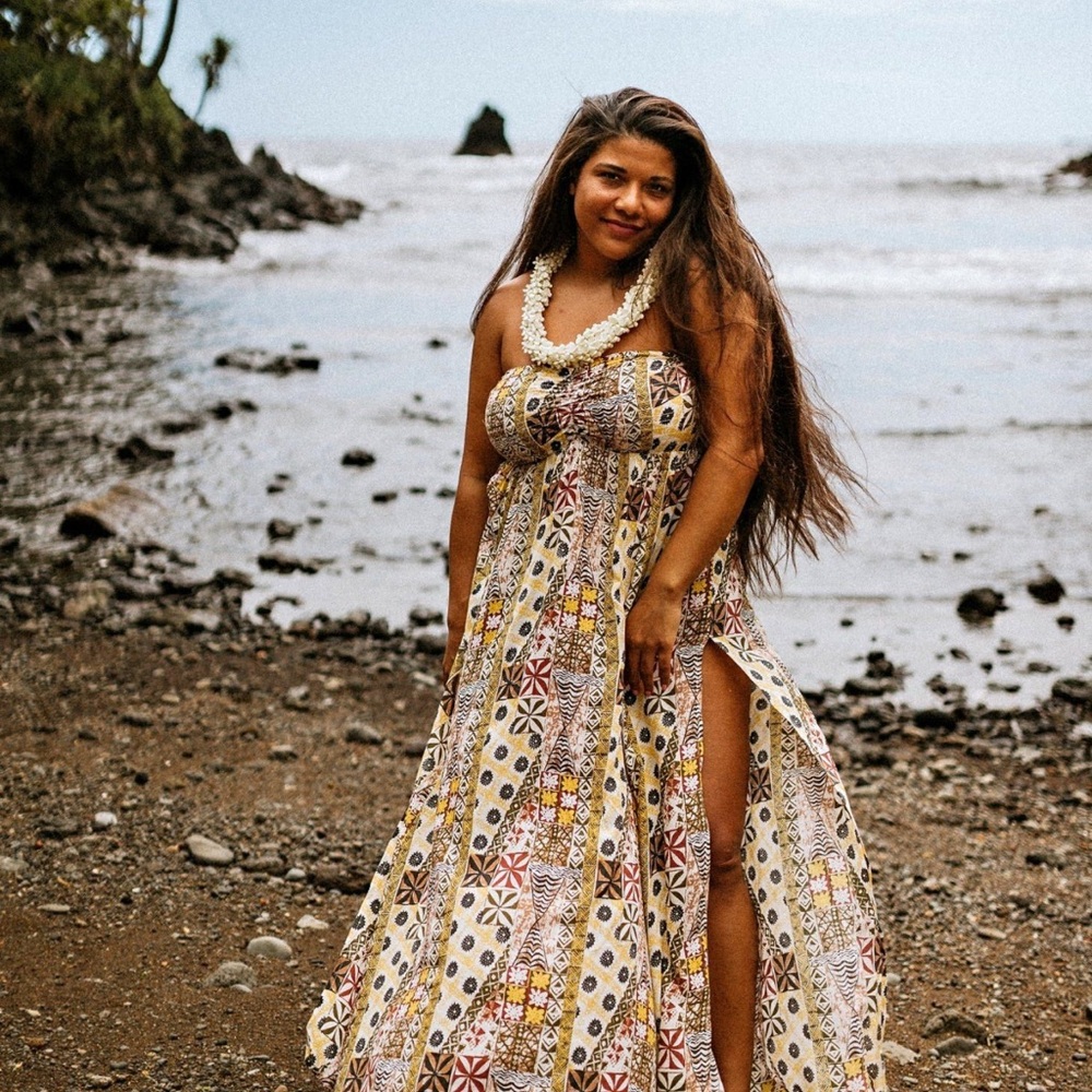 Alohiwai Tapa Dress